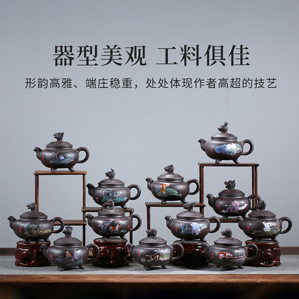 中国 辰砂釉 長顎瓶 唐木台付 D R6754 陶瓷器| 中国国家